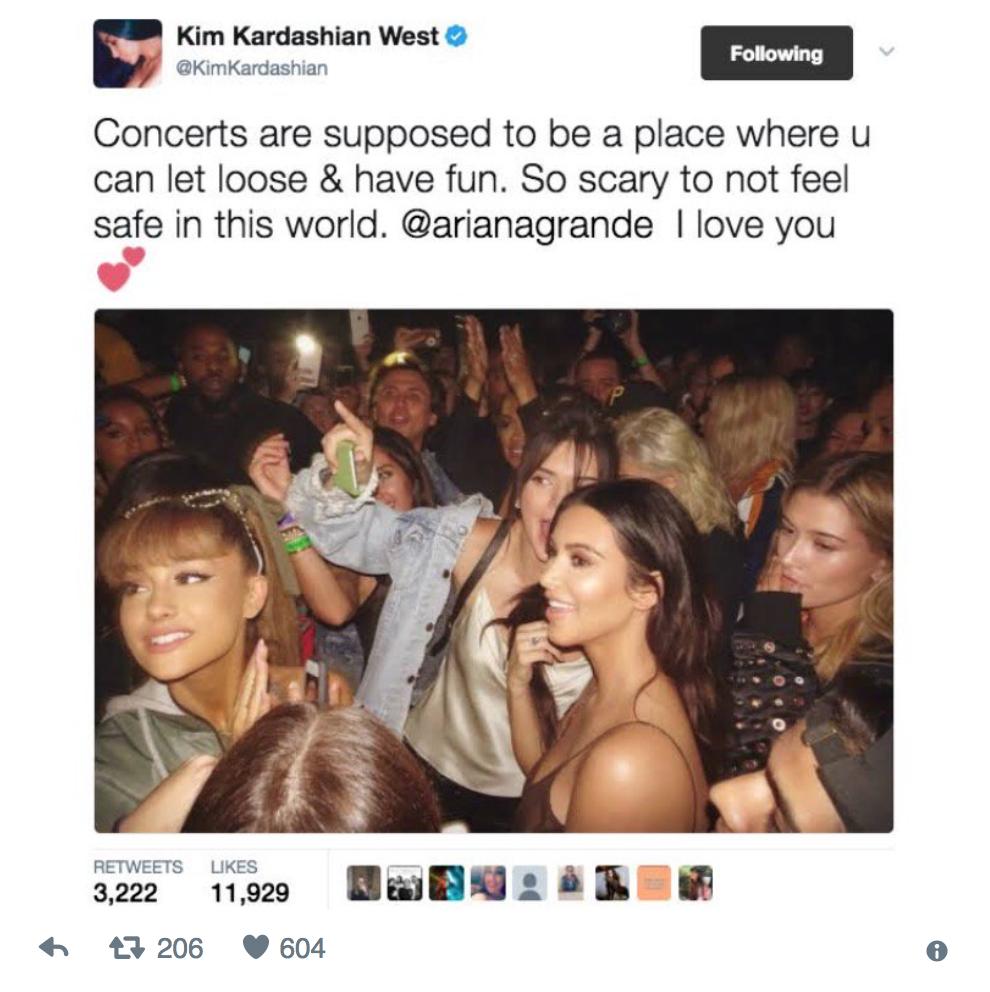 Kim's tribute to Manchester attack victims tagged 'insensitive'