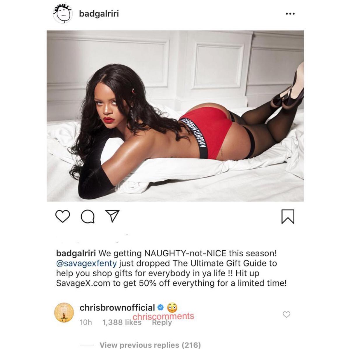 Chris Brown Comments On Rihanna