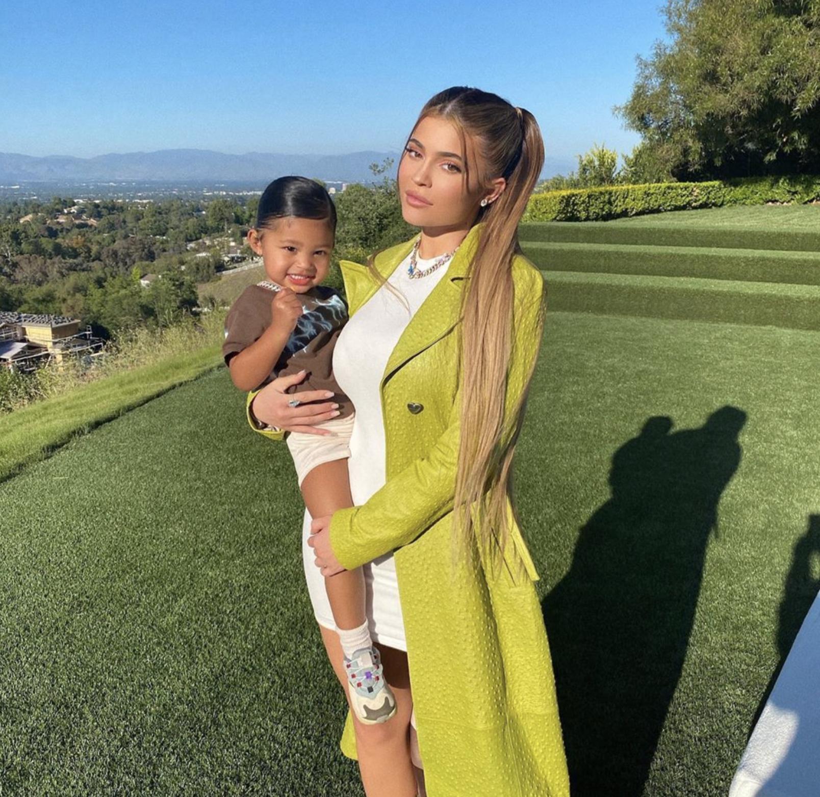 Kylie Jenner and Stormi