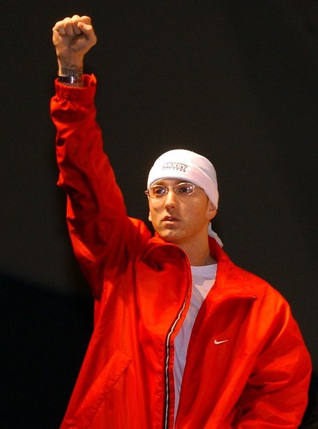Eminem live on stage