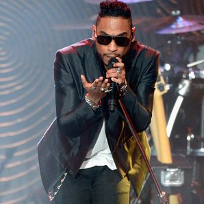 Miguel performs live on stage at The 55th Annual G