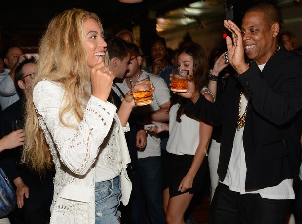 Jay Z and Beyonce celebrate album launch