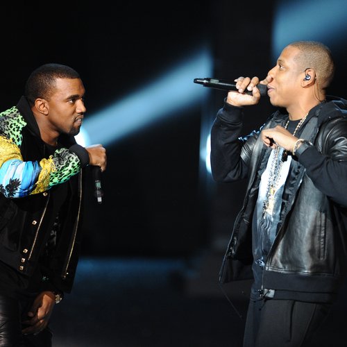 Jay-Z and Kanye West perform