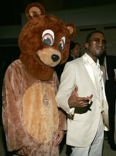 Kanye West Dropout Bear mascot