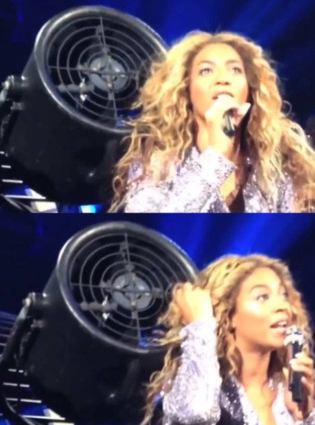 Beyonce Hair In Fan