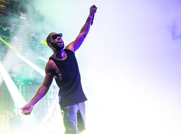 Tinie Tempah live on stage at the iTunes Festival 2013