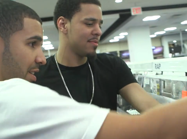 Drake and J. Cole in Best Buy