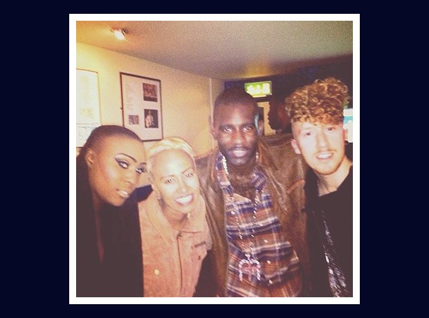 Daley with Laura Mvula, Wretch 32 and Emeli Sande.