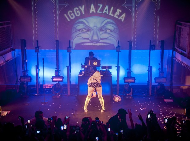 Iggy Azalea performs at her album launch