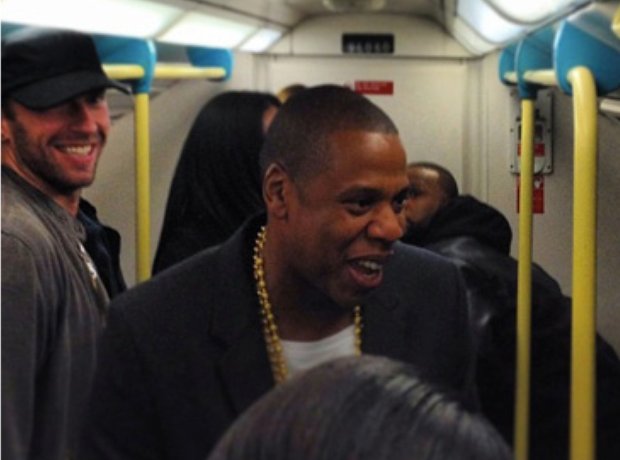 Jay Z and Chris Martin on the underground