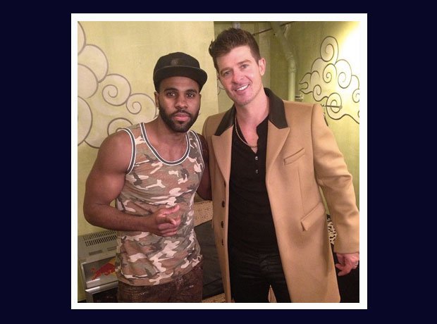 Jason Derulo and Robin Thicke