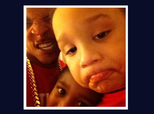 T.I. with his family selfie