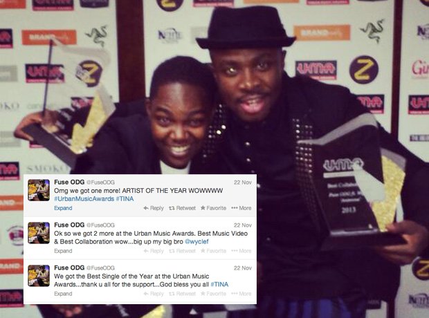 Fuse ODG urban music awards