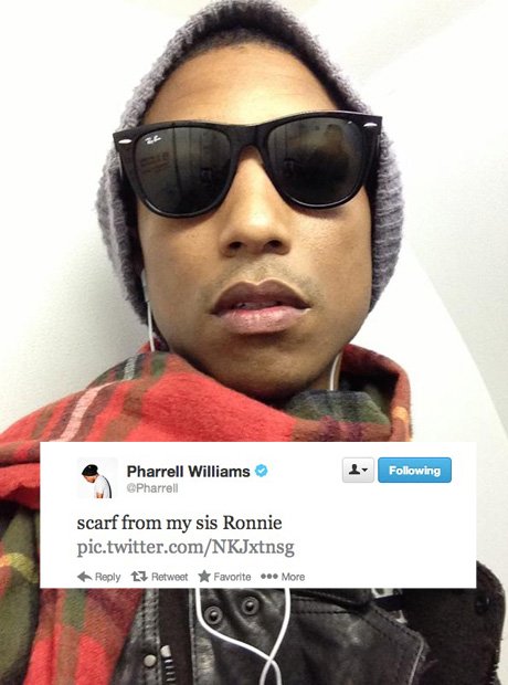 Pharrell Williams Best Tweets 2013