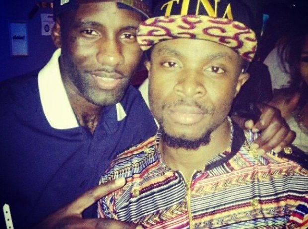 Fuse ODG and Wretch 32 partying.