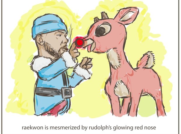 Raekwon Wu-Tang Clan Christmas Cards