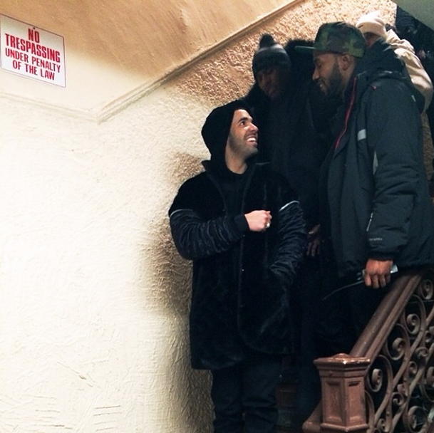Drake Wu Tang video shoot