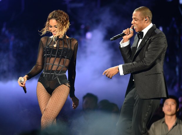 Beyonce and Jay Z live at the Grammy Awards 2014