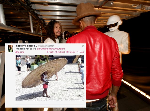 The History Behind Pharrell Williams' GRAMMYs Hat