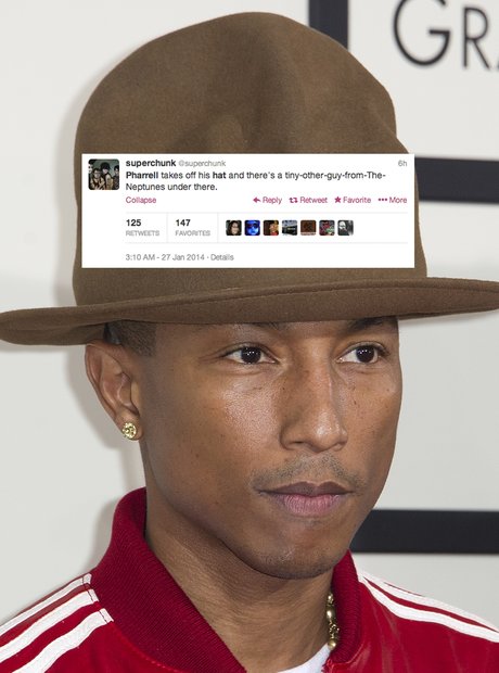 The Hat Pharrell Williams Wore to the Grammy Awards Comes to Life