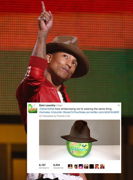 Pharrell Grammys Hat Gallery XTRA