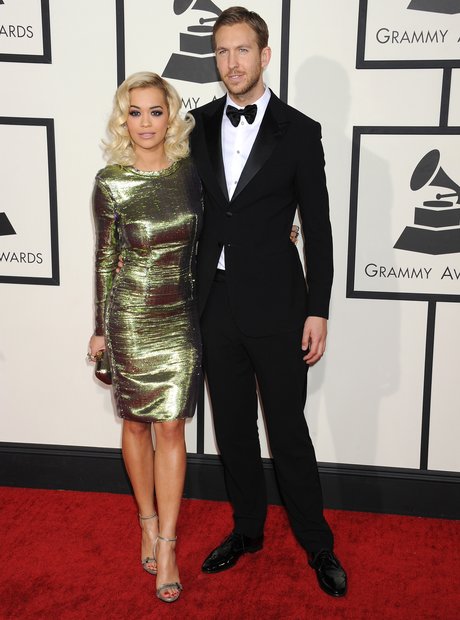 Rita Ora and Calvin Harris Grammy Awards 2014