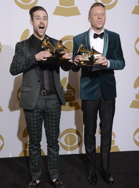 Ryan Lewis and Macklemore at the Grammy Awards 201