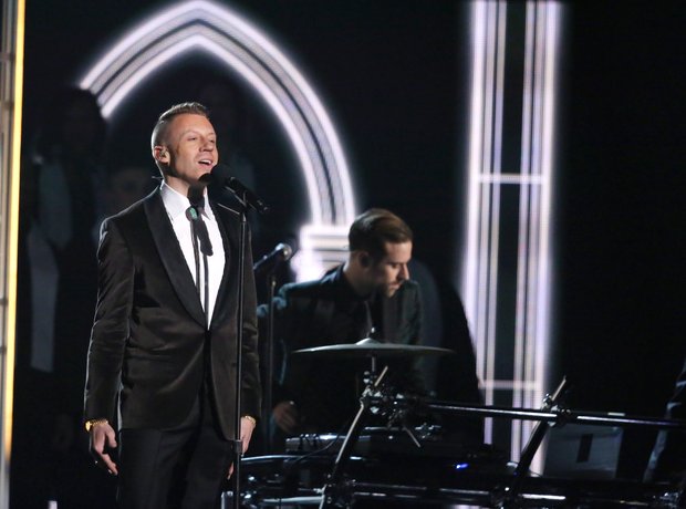 Ryan Lewis and Macklemore live at the Grammy Award