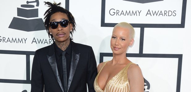 Wiz Khalifa and Amber Rose at the Grammy Awards 20