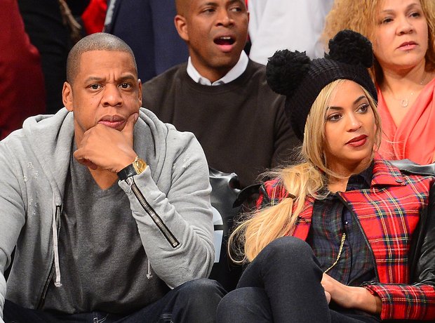 Jay Z, Beyonce and Seattle Seahawks  Basketball