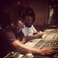 Image 1: P Diddy and Rick Ross in the studio