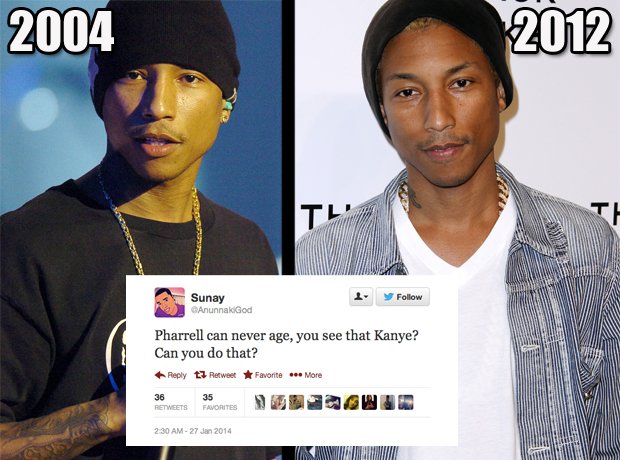 You're Not The Only Person Who's Noticed Pharrell Williams Doesn't Age ...