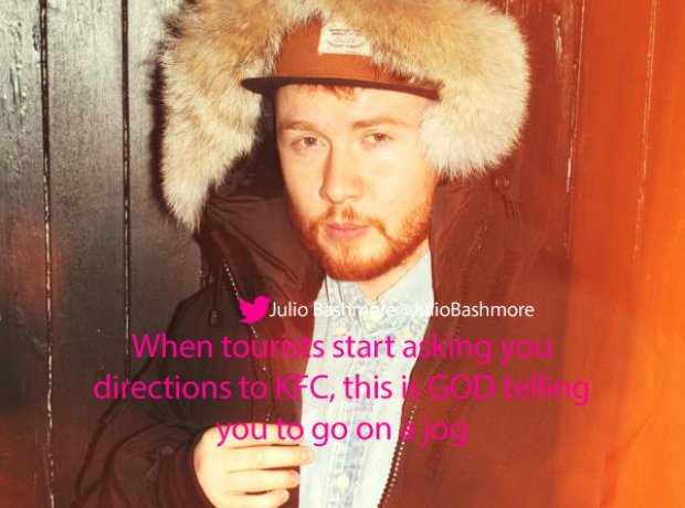 Julio Bashmore twitter tourists KFC