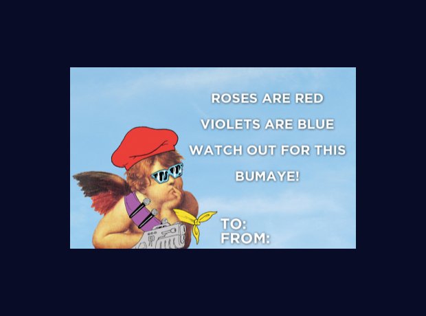 Major Lazer Valentines Cards