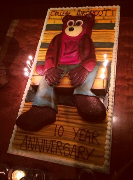 The College Dropout anniversary cake