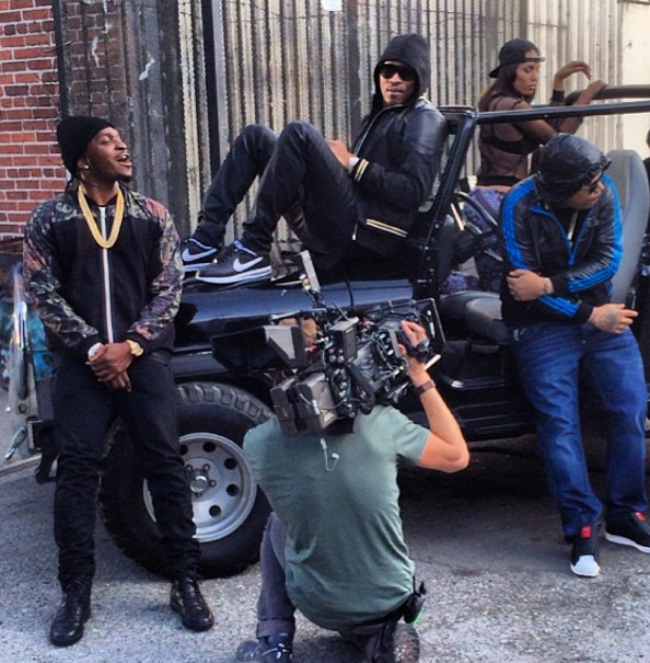 Move That Dope video shoot