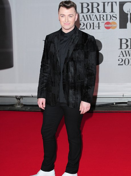 Sam Smith arrives at the BRIT Awards 2014 
