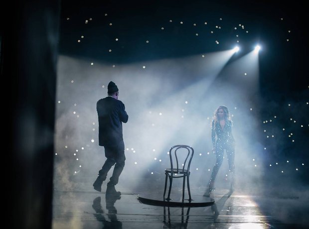 Beyonce and Jay Z at the O2 Arena in 2014