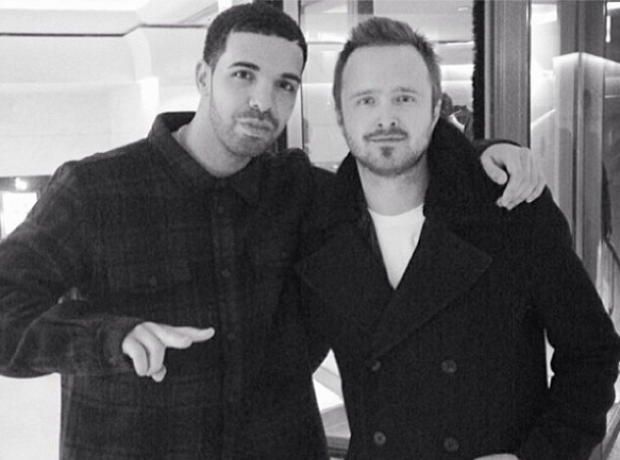 Drake and Aaron Paul