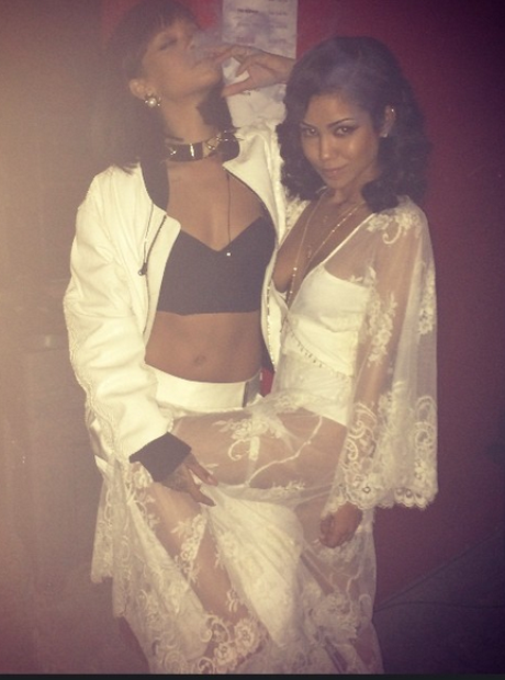 Rihanna and Jhene Aiko