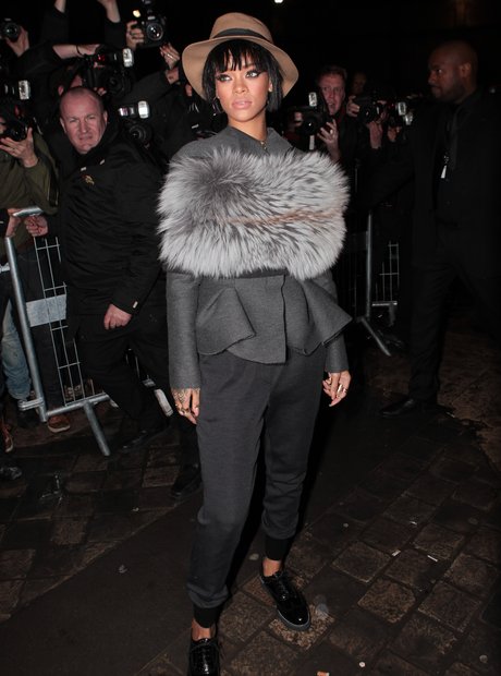 Rihanna Paris Fashion Week 2014