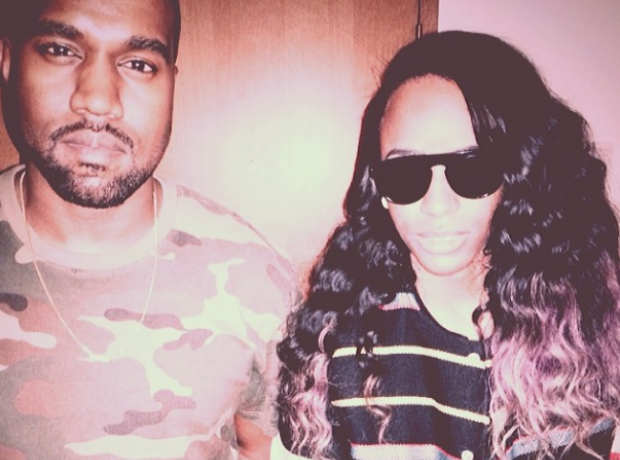 Kanye West and Angel Haze