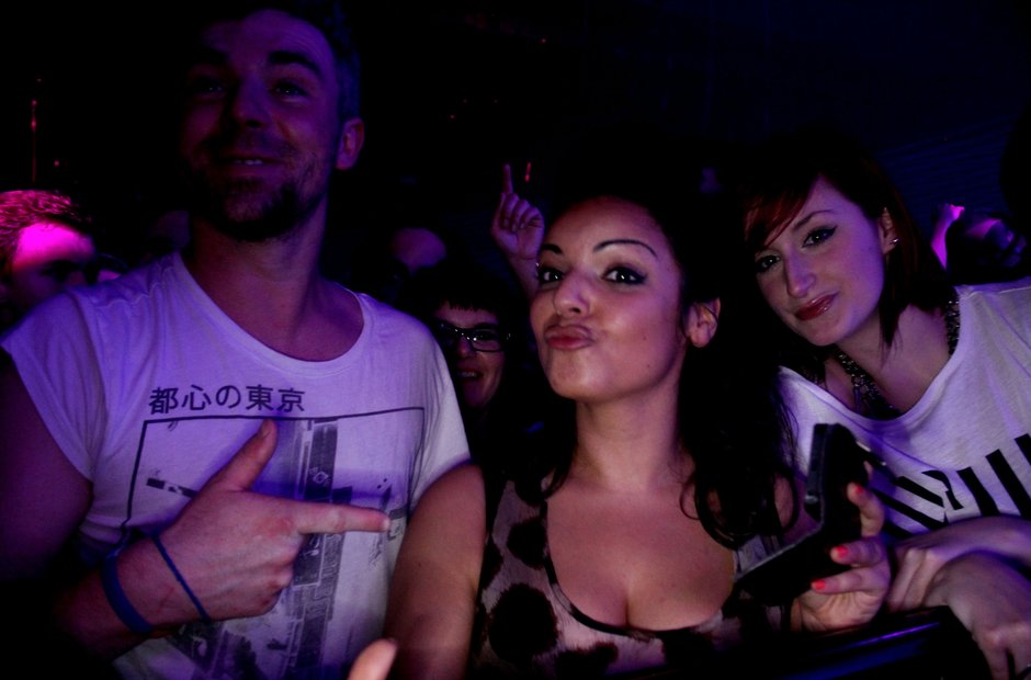 Clubbers at the Victoria Warehouse