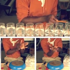 Pharrell Happy Wine Glass And Cooking Pans (Dan Ne