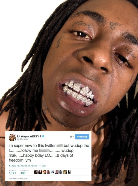 Lil' Wayne first tweet
