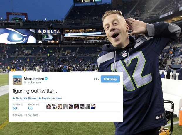 Macklemore first tweet