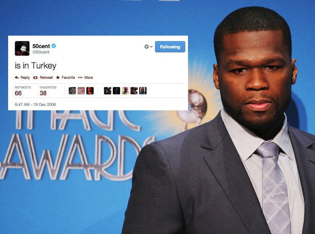 50 Cent first tweet