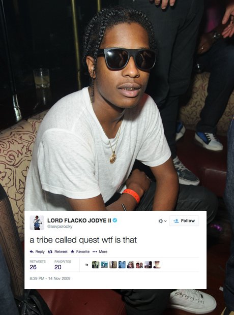 A$AP Rocky first tweet