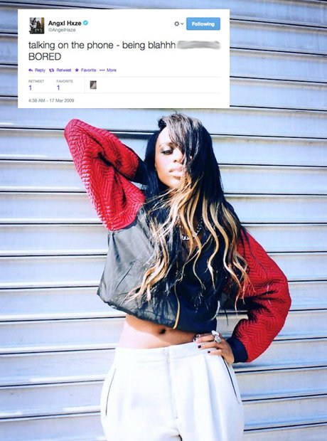 Angel Haze first tweet