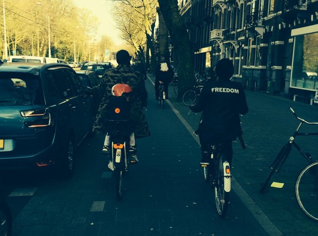 Beyonce Jay Z and Blue Ivy bike ride amsterdam